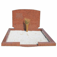 Пам'ятники на двох з написами з червоного граніту № 55725