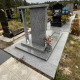 Гранітний пам'ятник з покости та фотосклом на кладовище № 20108