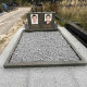 Пам'ятник на двох з керамікою на кладовище № 74421