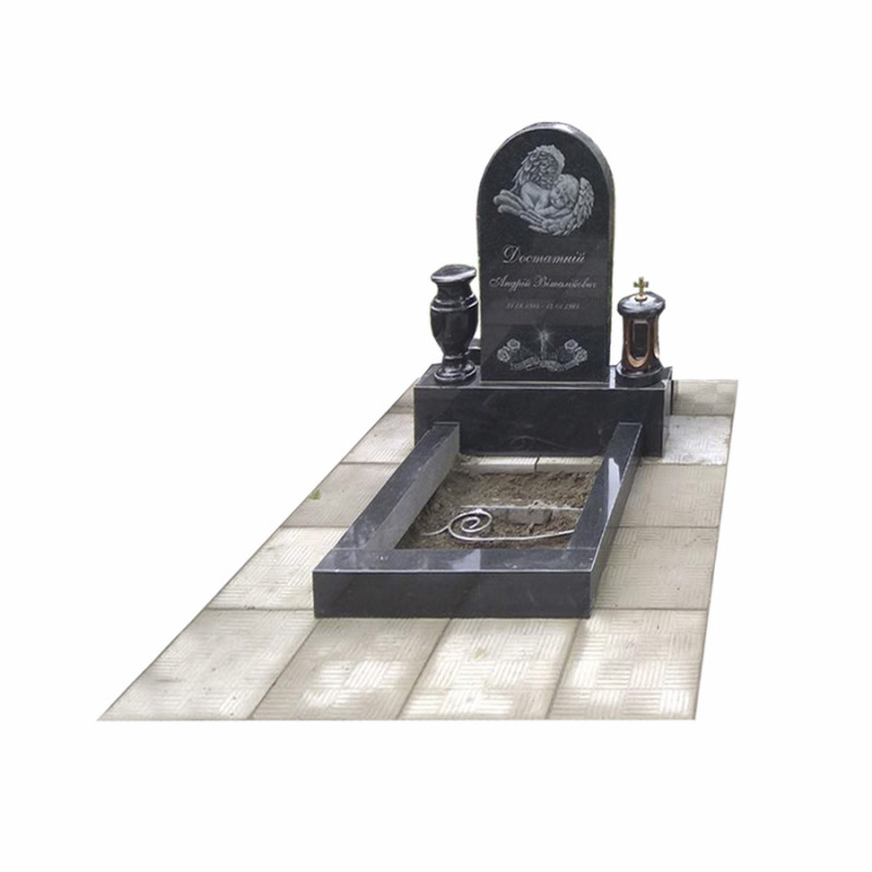 Пам'ятник немовляті овальної форми № 13706