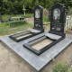 Сімейний гранітний комплекс для чоловіка та дружина на кладовище № 50025