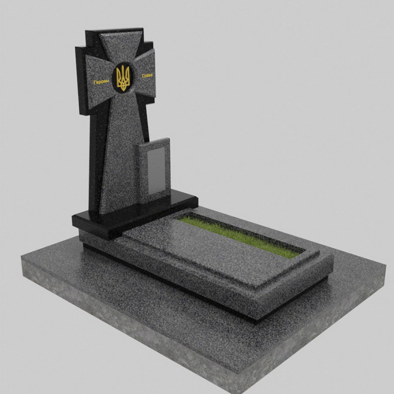 Пам'ятник військовому козацький хрест на кладовище № 50543