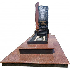 Пам'ятник мужчині з гранітною плиткою навколо № 931946 