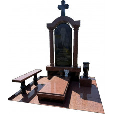 Пам'ятник з колонами і накривним дахом № 893589