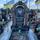 Пам'ятник для військового з колонами овальної форми № 334461
