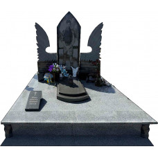 Пам'ятник військовому з крилами № 972283