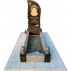 Пам'ятник хвиля для жінки на могилу № 125416