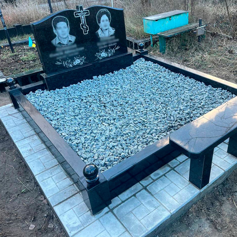 Поховання на двох з гранітним цоколем № 459977