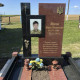 Пам'ятник загиблому воїну з портретом на фотосклі № 22096