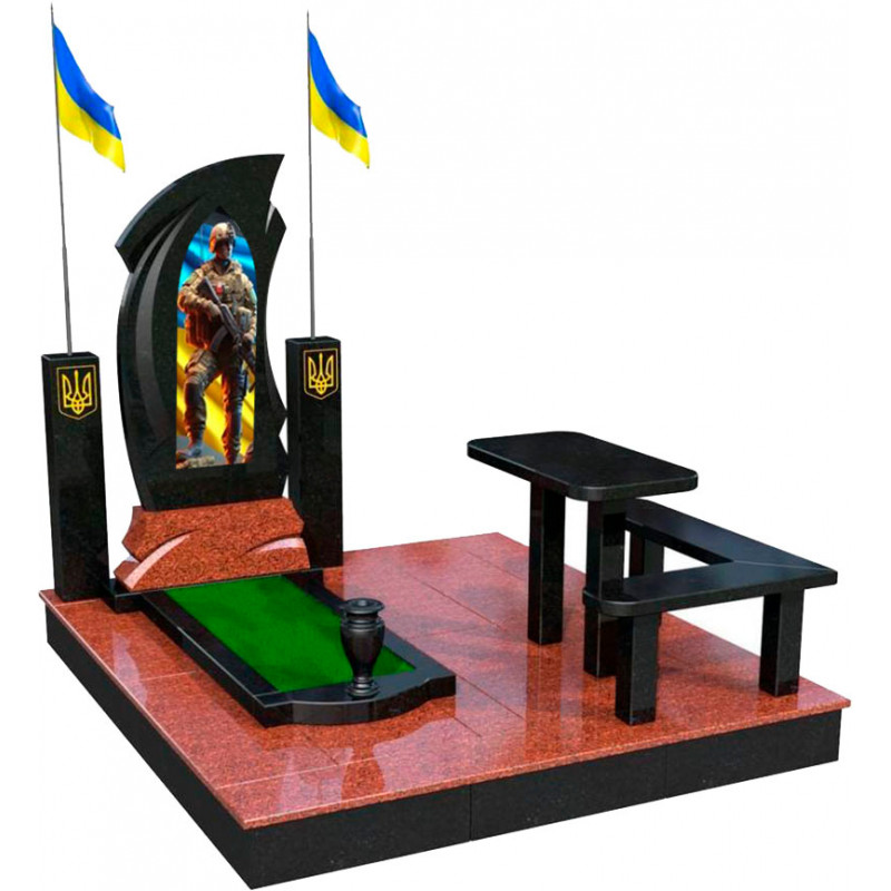 Пам'ятник слави для військового на кладовище № 271239