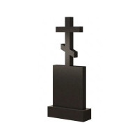 Гранітний хрест на підставці № 39124